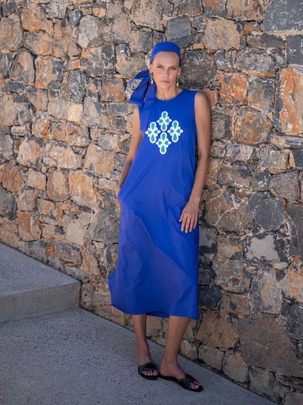 Galeria Carlota Intense Blue Dress XS